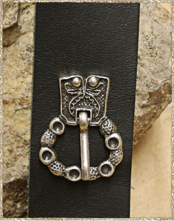 Gürtelschnalle Spätmittelalter silber
